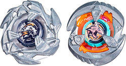 Beyblade X: Gill Shark 4-70O BX & Pearl Tiger 3-60U BX Dual Pack Set