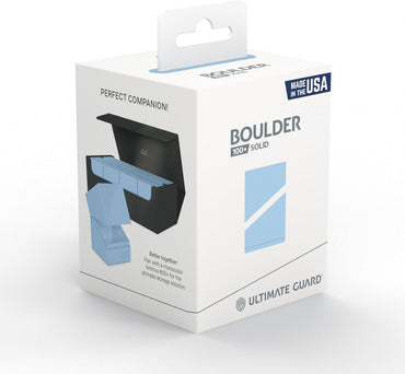 Ultimate Guard Boulder Deck Box: 100+ Solid - Baby Blue