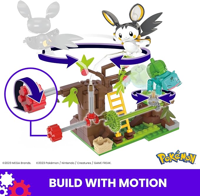Mega Construx: Pokemon - Emolga & Bulbasaur's Woods