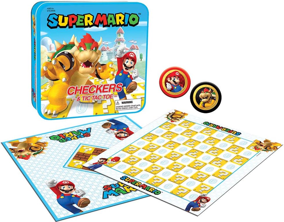 Super Mario: Checkers & Tic Tac Toe
