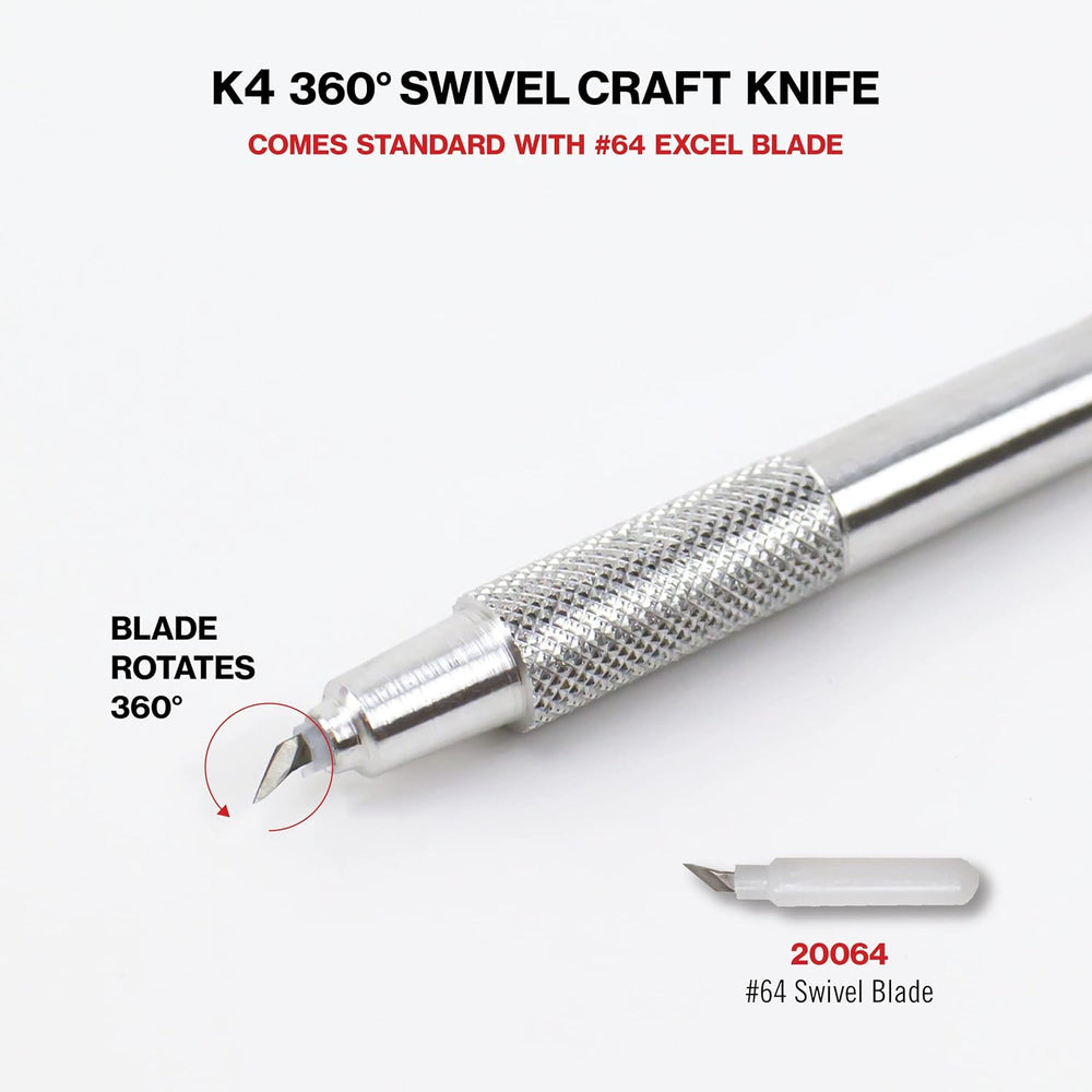 K4 Swivel Craft Knife (Safety Cap)