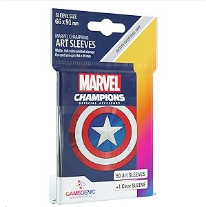 Game Genic Sleeves: Marvel Champions - Captain America