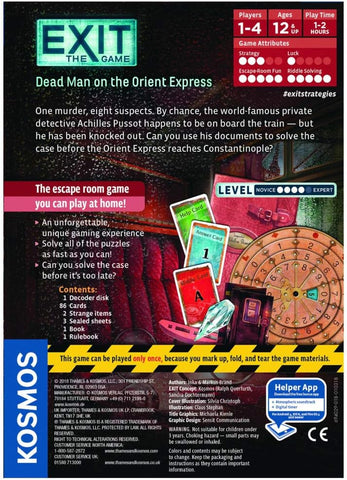 EXIT: Dead Man on the Orient Express