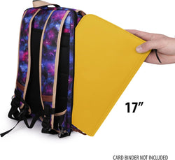 Enhance: Designer Edition Trading Card Storage Backpack Galaxy Print