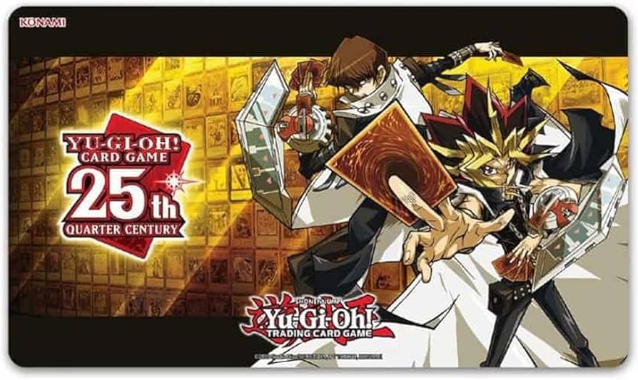 Yugi & Kaiba Quarter Century - Game Mat