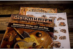 Gloomhaven: Jaws of the Lion - Removable Sticker Set & Map