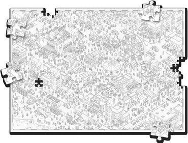 MicroMacro Jigsaw Puzzle: Funfair