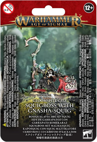 Warhammer Age of Sigmar: Gloomspite Gitz - Squigboss With Gnasha-Squig