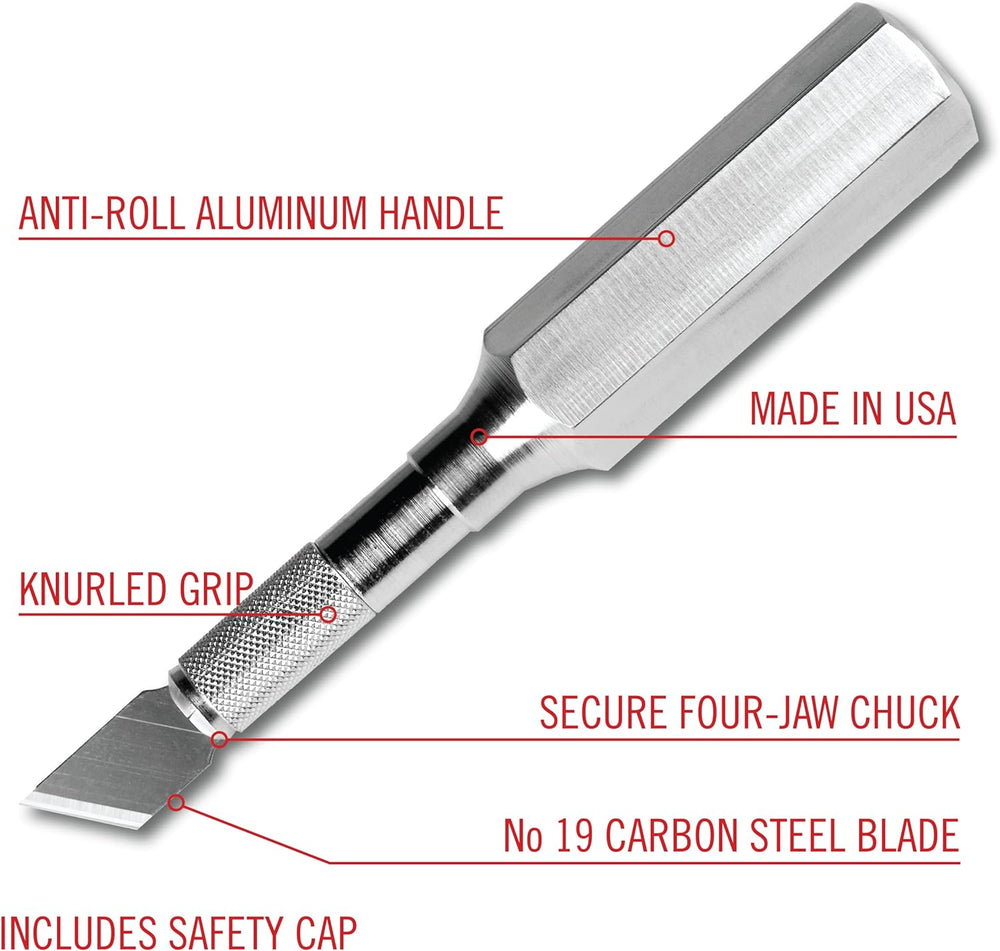 K6 Heavy Duty Aluminum Knife (Safety Cap)