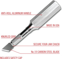 K6 Heavy Duty Aluminum Knife (Safety Cap)