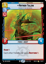 Mother Talzin - Pledged to the Sisterhood (39/272) (39/272) [Homeworlds]