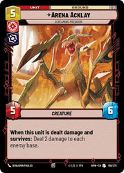 Arena Acklay - Screaming Predator (156/272) (156/272) [Homeworlds]