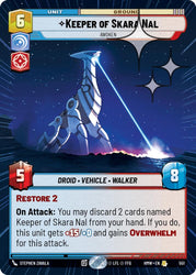 Keeper of Skara Nal - Awoken (551) (Hyperspace Foil) (551) [Homeworlds]