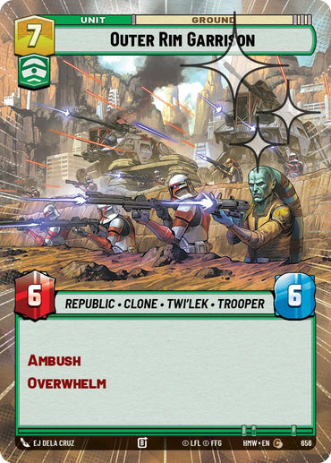 Outer Rim Garrison (656) (Hyperspace Foil) (656) [Homeworlds]