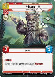 Teebo - Striped Hunter (672) (Hyperspace Foil) (672) [Homeworlds]