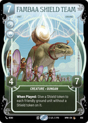 Fambaa Shield Team (856) (Prestige Foil) (856) [Homeworlds]