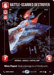 Battle-Scarred Destroyer (877) (Prestige Foil) (877) [Homeworlds]