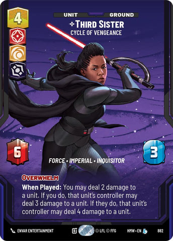Third Sister - Cycle of Vengeance (882) (Prestige Foil) (882) [Homeworlds]