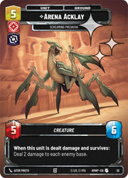 Arena Acklay - Screaming Predator (30) (Foil) (30) [Homeworlds: Weekly Play]