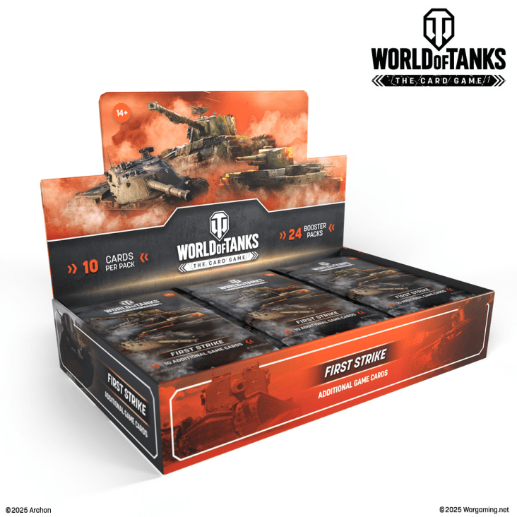 World of Tanks Strategy Card Game - First Strike - Booster Box Display