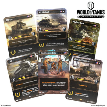 World of Tanks Strategy Card Game - First Strike - USA Starter