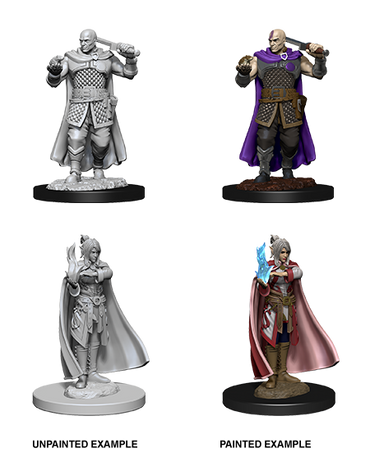 D&D Nolzur's Marvelous Miniatures: Human Ranger & Moon Elf Sorcerer