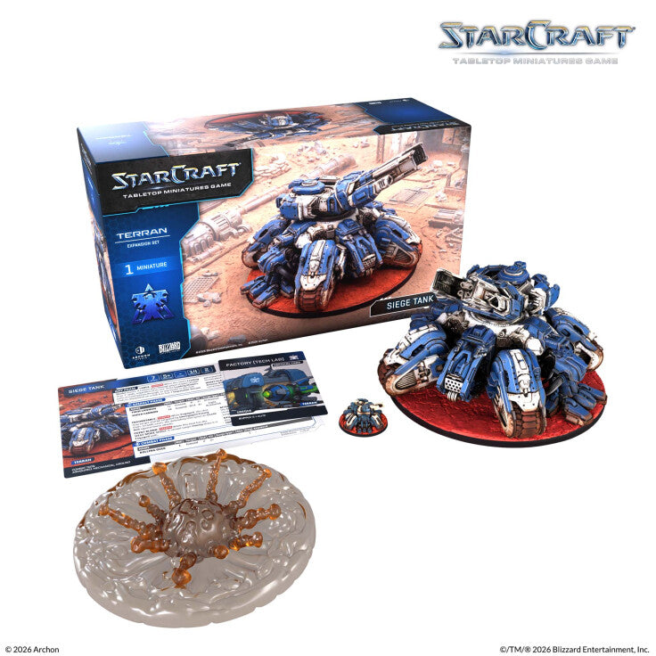 Starcraft Miniatures Game: Terran Expansion Set - Siege Tank