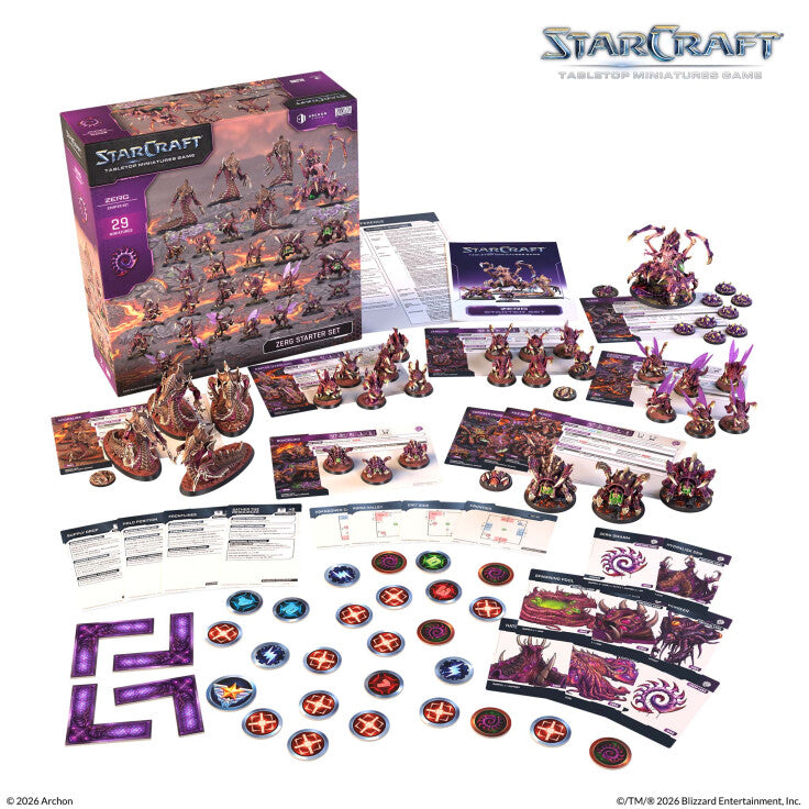Starcraft Miniatures Game: Zerg Starter Set