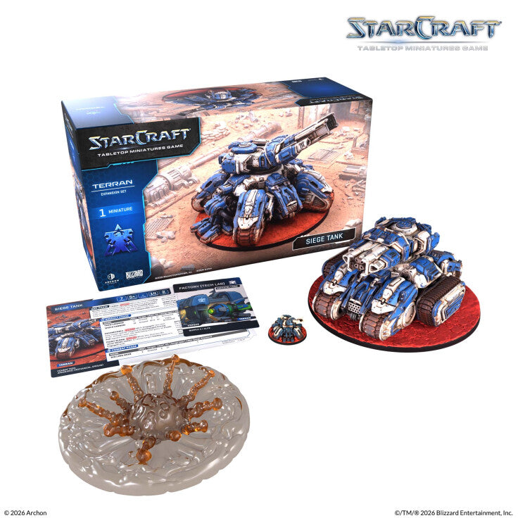 Starcraft Miniatures Game: Terran Expansion Set - Siege Tank