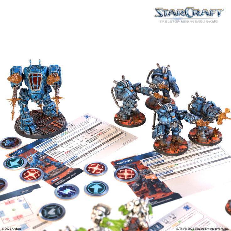 Starcraft Miniatures Game: Terran Starter Set