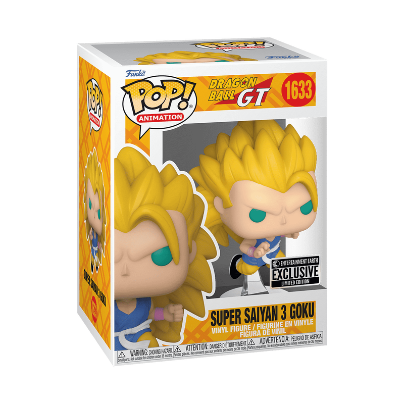 Funko Pop!: Dragonball GT - Super Saiyan 3 Goku Entertainment Earth Exclusive