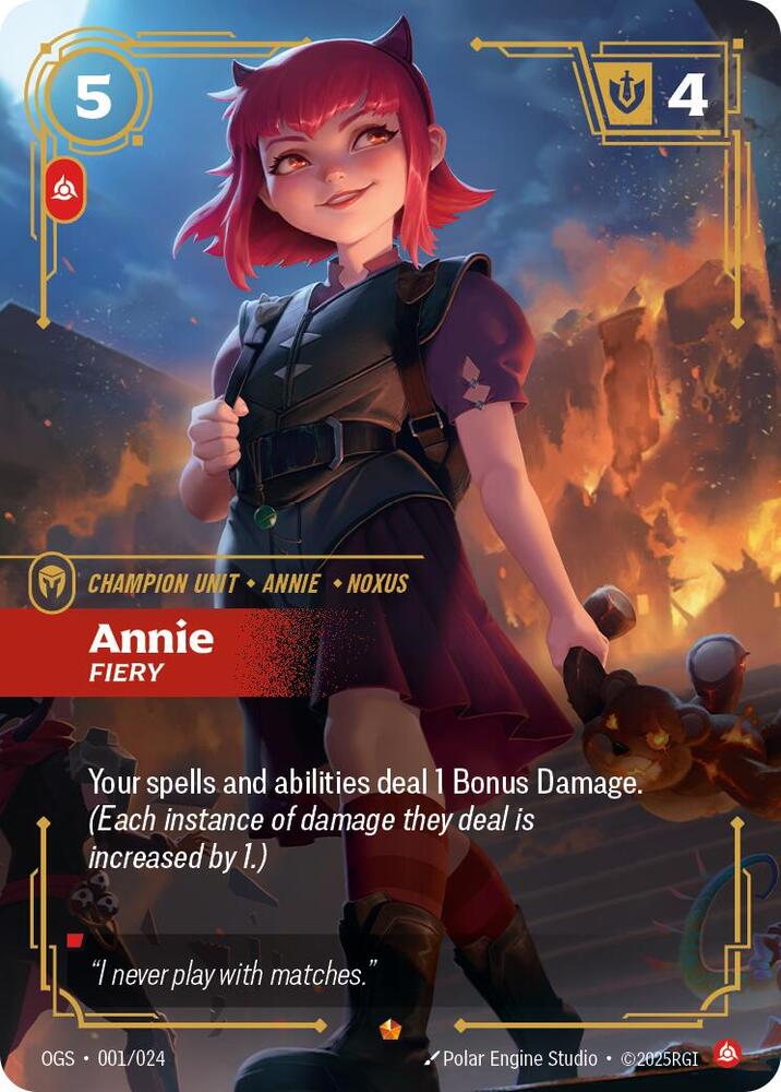 Annie, Fiery (001/024) [Origins: Proving Grounds]