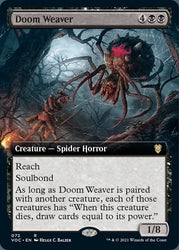 Doom Weaver (Extended Art) [Innistrad: Crimson Vow Commander]
