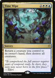 Time Wipe (Promo Pack) [War of the Spark Promos]
