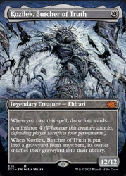 Kozilek, Butcher of Truth (Borderless Alternate Art) [Double Masters 2022]