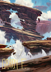 Boulderloft Pathway Art Card (Gold-Stamped Signature) [Zendikar Rising Art Series]
