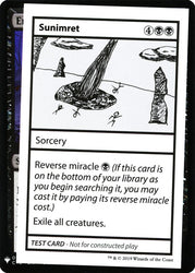 Sunimret [Mystery Booster Playtest Cards]