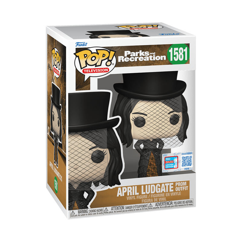 Funko POP! April Ludgate (prom) - New York Comic Con Exclusive (2024 Fall Convention Sticker)