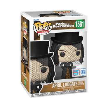 Funko POP! April Ludgate (prom) - New York Comic Con Exclusive (2024 Fall Convention Sticker)