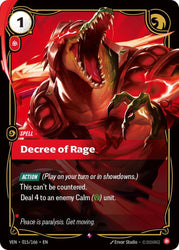 Decree of Rage (015/166) [Vendetta]