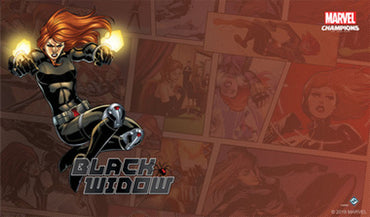 Marvel Champions LCG: Black Widow Game Mat (FFG Version)