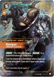 Rengar, Trophy Hunter (120/219) [Riftbound Organized Play Promotional Cards]