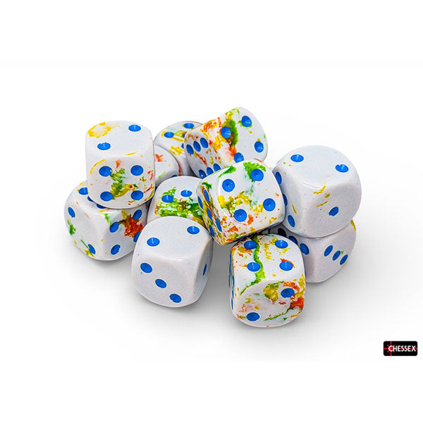 Chessex: Brush Dice - Breezy 16mm d6 Dice Block (CHX24609)