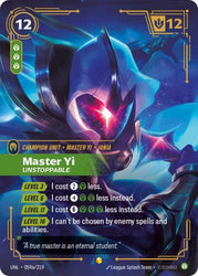 Master Yi, Unstoppable (Alternate Art) (059a/219) [Unleashed]