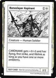 Baneslayer Aspirant [Mystery Booster Playtest Cards]