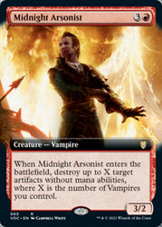 Midnight Arsonist (Extended Art) [Innistrad: Crimson Vow Commander]
