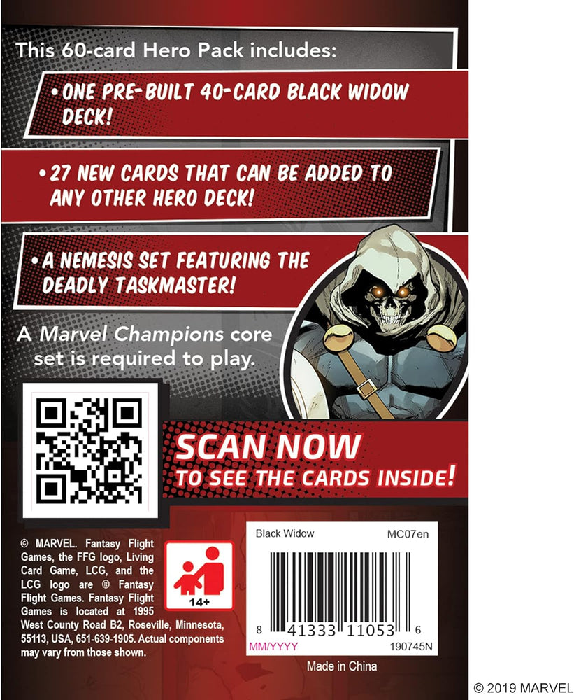 Marvel Champions: The Card Game - Black Widow Hero Pack