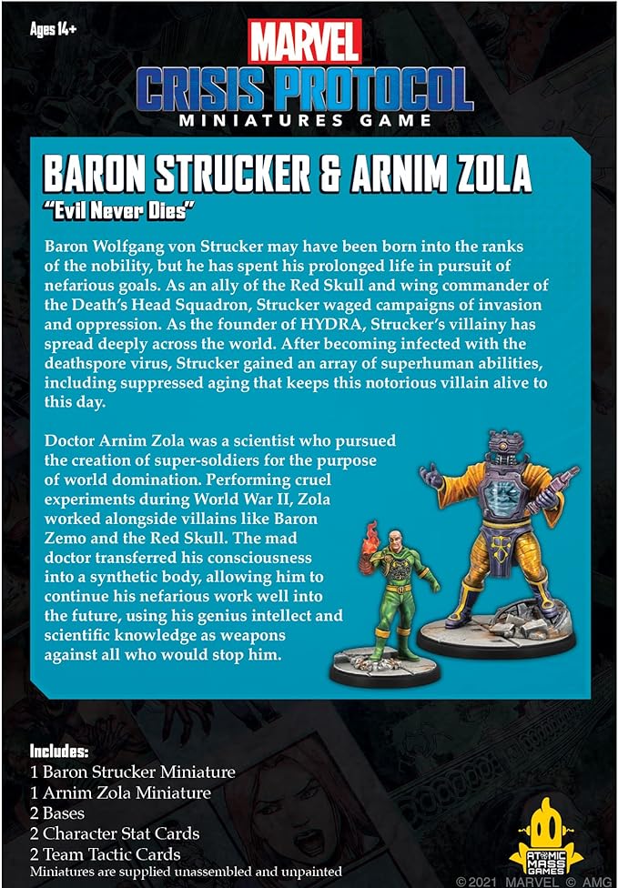 Marvel Crisis Protocol: Baron Strucker & Arnim Zola