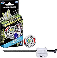 Beyblade X: X-Over Project Driger Slash 4-80P Starter Pack Set with Takara Tomy Balance Type Top and Launcher