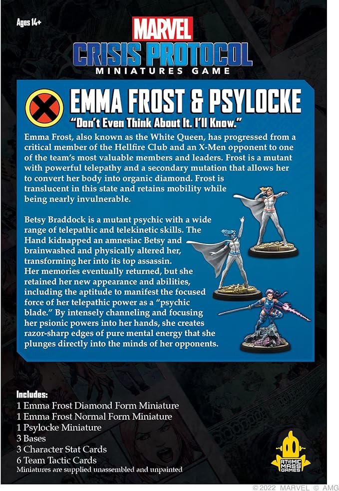 Marvel Crisis Protocol: Emma Frost & Psylocke